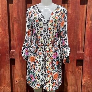 Rubber Ducky Productions, Inc. Multicolor Long Sleeve Dress Size L